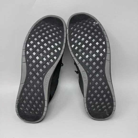 Hey Dude Paul Craft Leather Black Casual Comfort Men Shoes US Size 13 - Picture 9 of 9